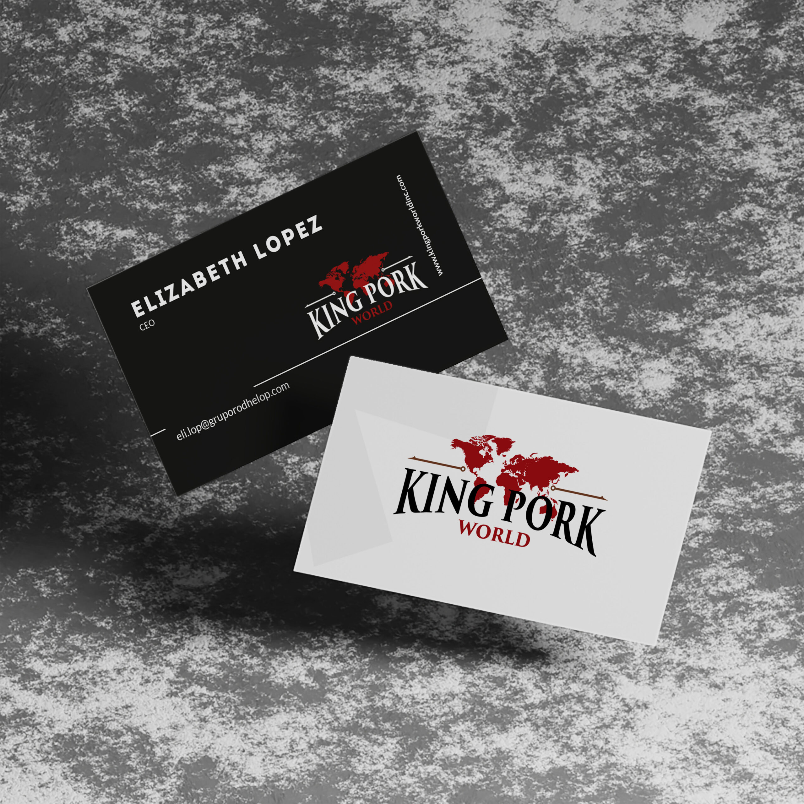 Kingpork - Tarjetas